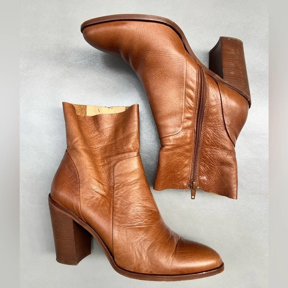 Aldo Leather Greca Booties